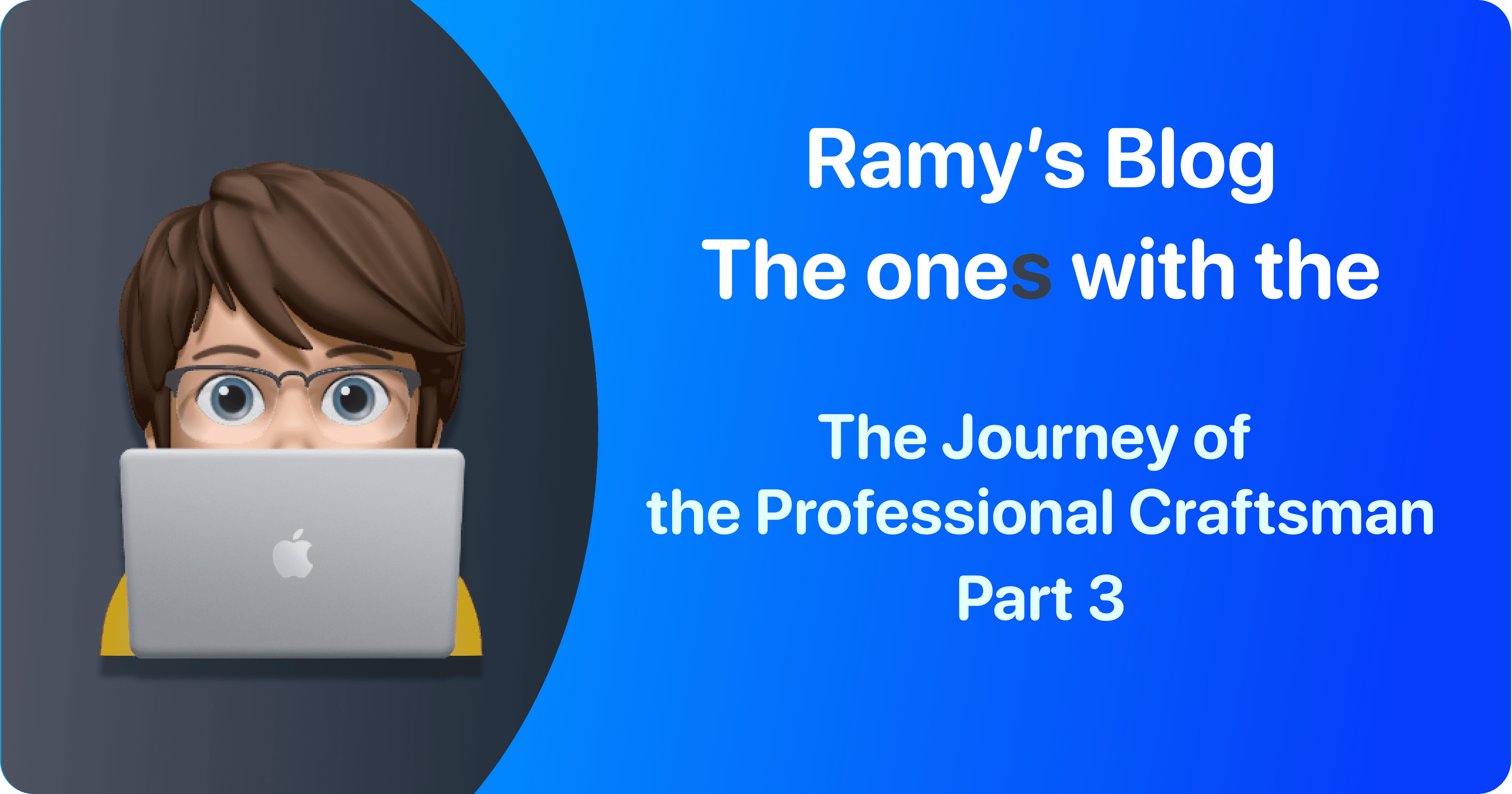 A Professional Craftsman Journey #3