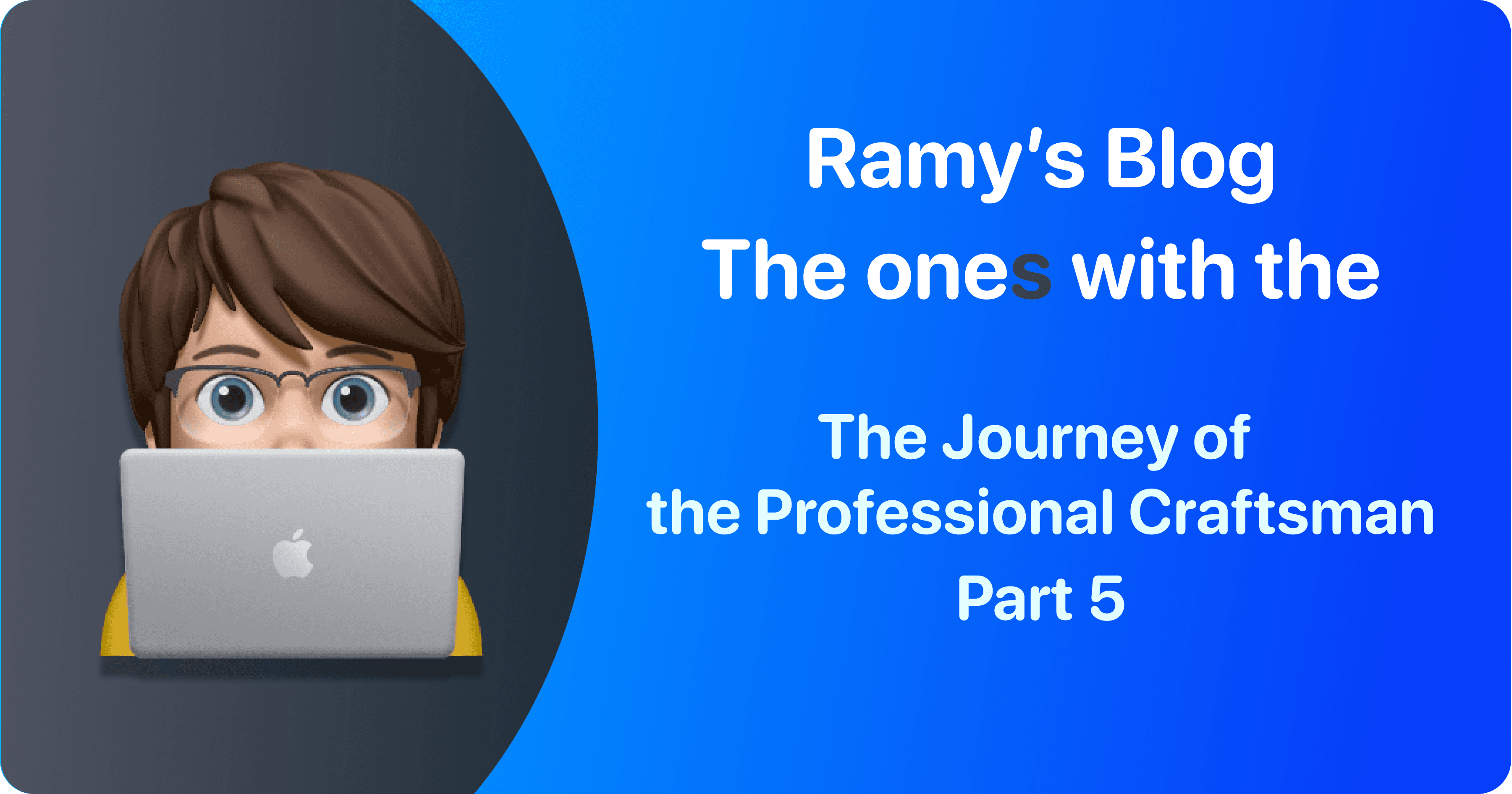 A Professional Craftsman Journey #5